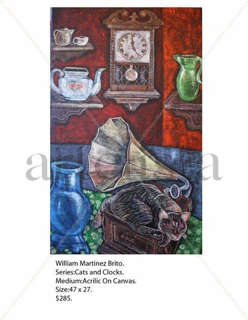 Collection: Time and Cats.(Book Illustration).