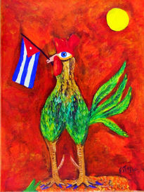 Cuban rooster