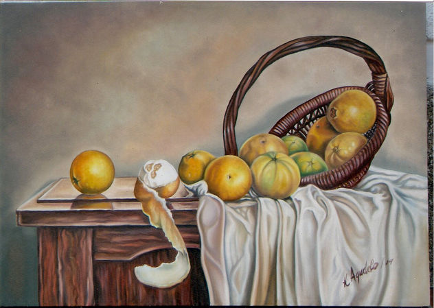 BODEGON CON NARANJAS