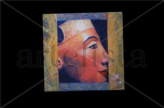 Nefertiti Acrílico Lienzo Figura