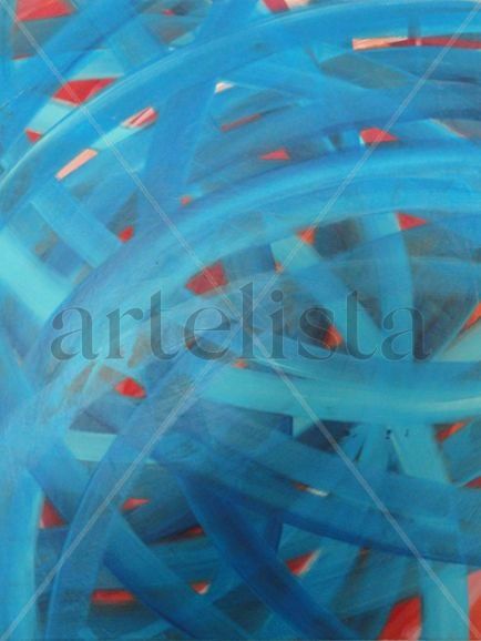 Circulación Plana en Azul y Rojo