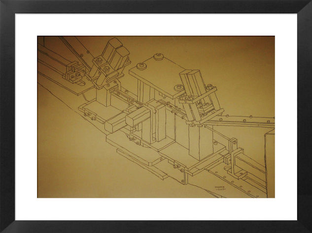 Maquina de producci.on-3 Grafito Cartulina Otros