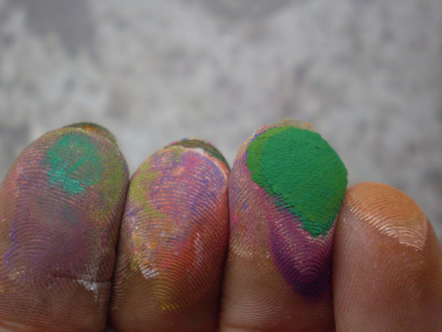 la materia del color