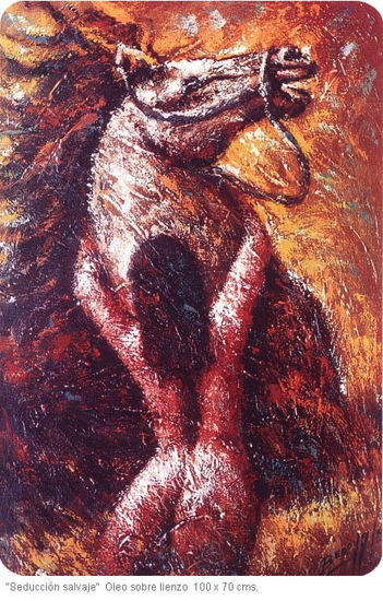 seduccion salvaje Oil Canvas Nude Paintings