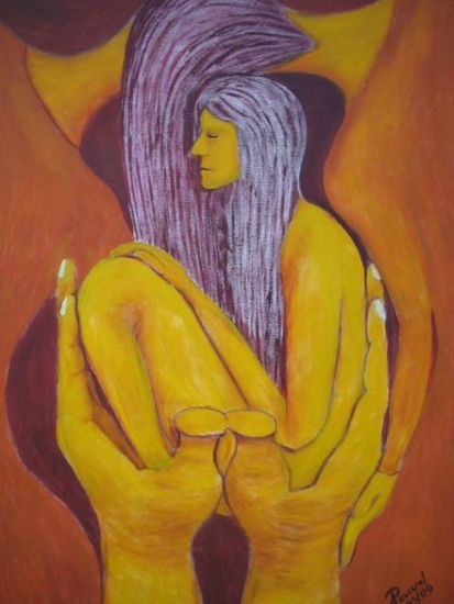 MI MUJER Oil Canvas Figure Painting