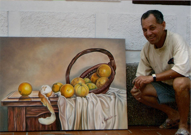 BODEGON CON NARANJA