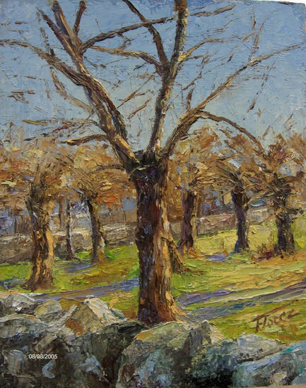 Arboles Oil Canvas Landscaping