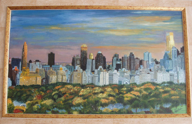 Central Park Oil Canvas Landscaping