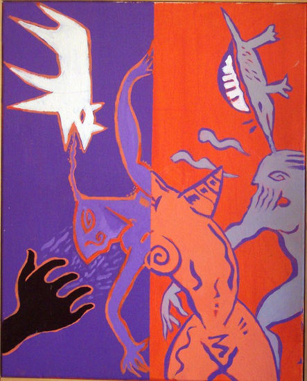 Orfeo y Eurídice Acrylic Canvas Others