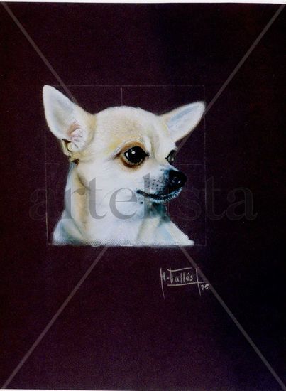 Chihuahua Pastel Paper Animals