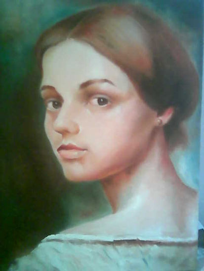 Serenidad Oil Canvas Portrait