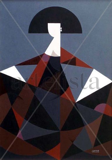 Menina Oil Canvas Figure Painting