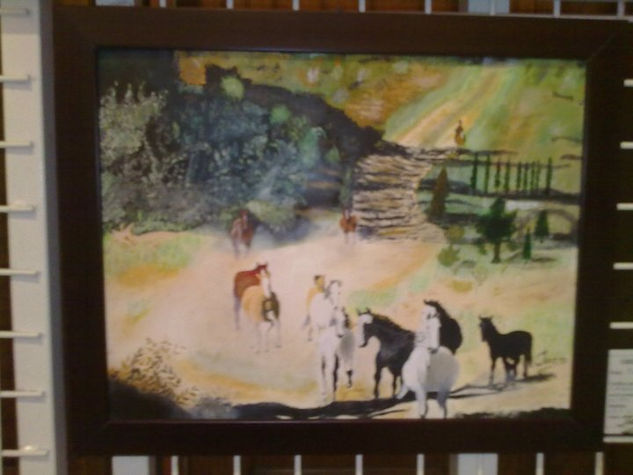 CABALLOS Oil Canvas Animals