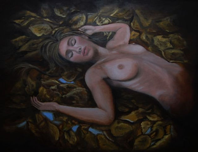 Otoño de Pasion Oil Canvas Nude Paintings