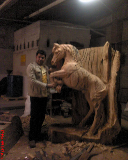 Caballo Madera Figurativa