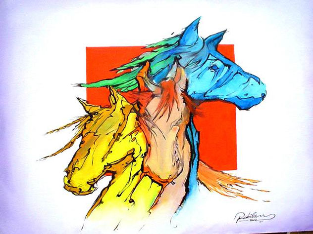 Caballos de colores