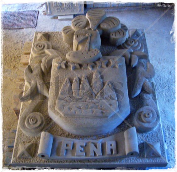 Escudo Heraldico PEÑA Stone Mixed