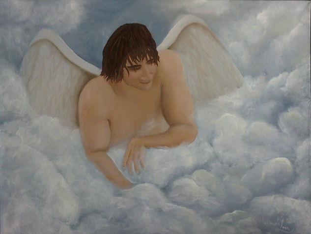 ANGEL GUARDIÁN Oil Canvas Others