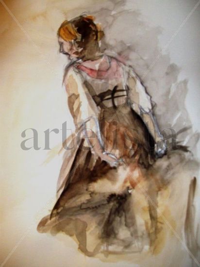 Teatro Almagro Oil Canvas Figure Painting