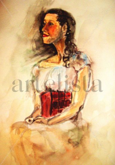 Teatro Almagro II Oil Canvas Figure Painting