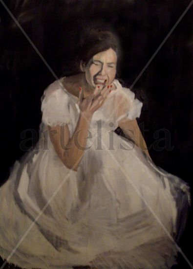 Teatro Almagro VI Oil Canvas Figure Painting