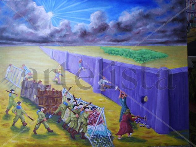 PALESTINA Y OTROS MUROS Oil Canvas Landscaping