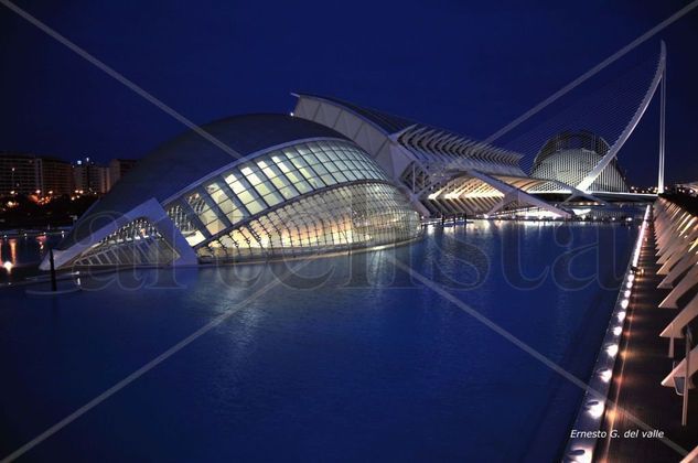 Ciudad de las Artes y las Ciencias Architecture and Interiorism Black and White (Digital)