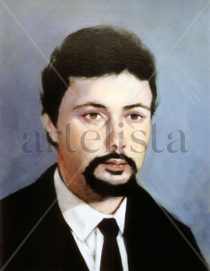 Retrato de J. Miguel Castro Jorge. Óleo Lienzo Paisaje