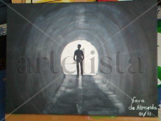 siempre hay una luz en el final del tuneo Oil Canvas Others