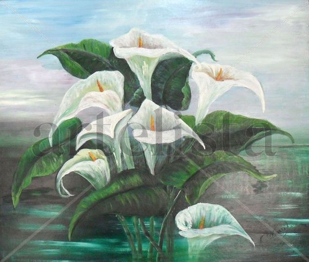 CORNETAS Oil Canvas Floral Painting