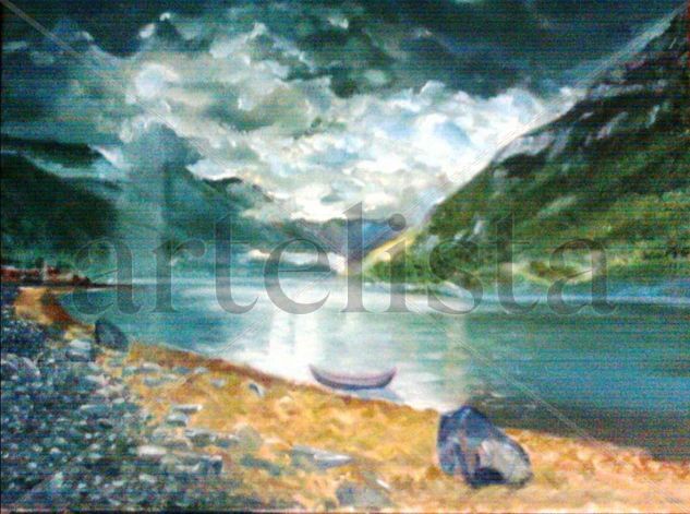 el lago Oil Canvas Landscaping