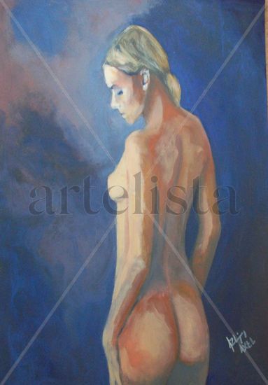 desnudo de espalda Oil Card Nude Paintings