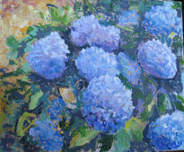 Hortensias azules