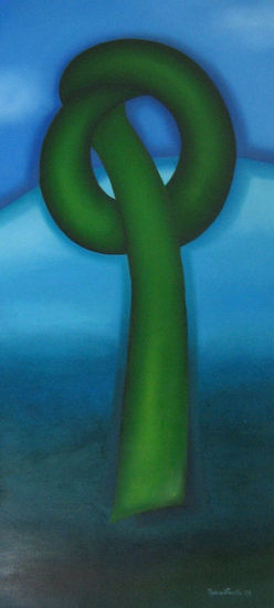 ESCUCHANDO EL INFINITO II  DE LA SERIE DISEÑOS AGUSTINIANOS Oil Canvas Landscaping