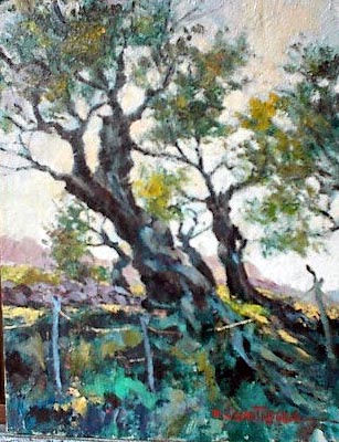 Olivos Oil Canvas Landscaping