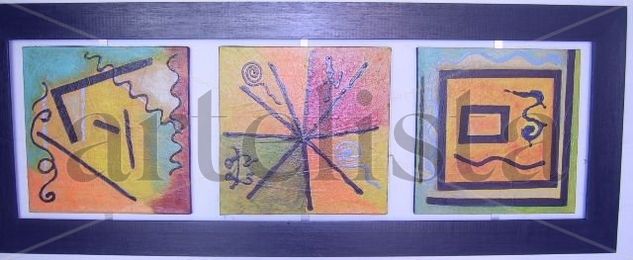 triptico Acrylic Canvas Others