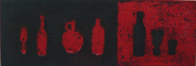 COMPOSICION EN ROJO Y NEGRO