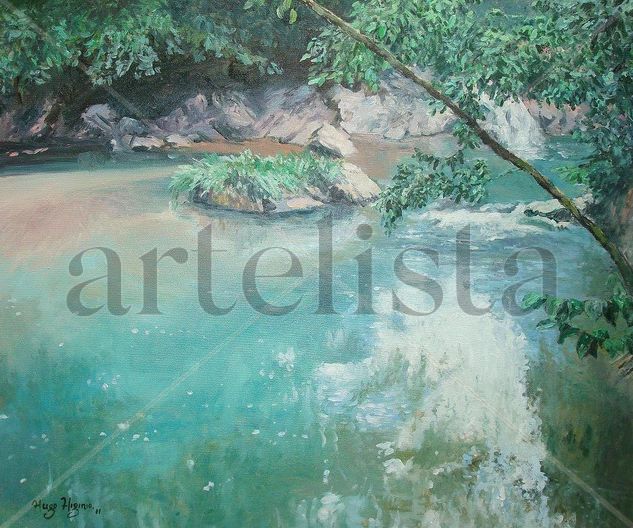 la cristalina Oil Canvas Landscaping