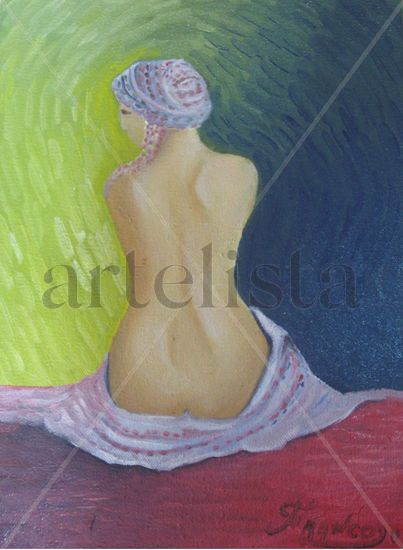 CLOTILDE EN LA SOLEDAD Oil Canvas Nude Paintings