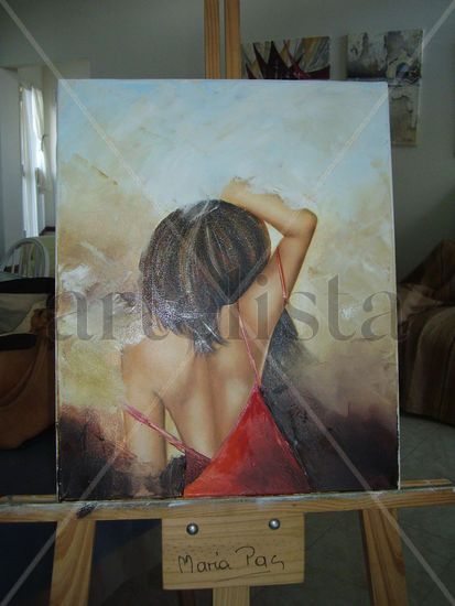 seduccion Oil Canvas Figure Painting