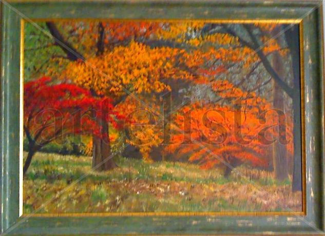 otoño 2 Oil Canvas Landscaping