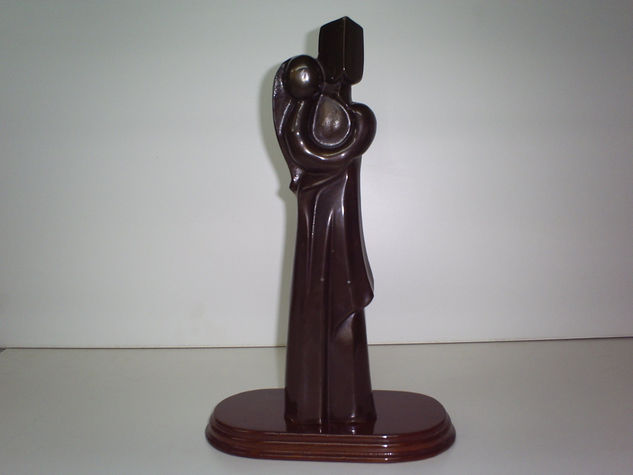 maternidad en bronce Bronze Figurative