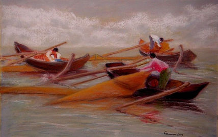 Pescando en el indico