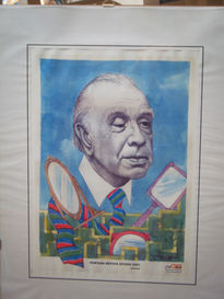 Retrato de borges...