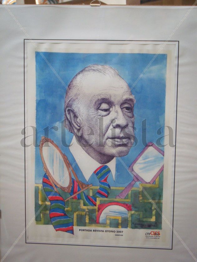 RETRATO DE BORGES ESCRITOR