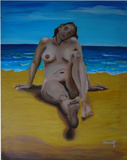 relax Oil Canvas Nude Paintings