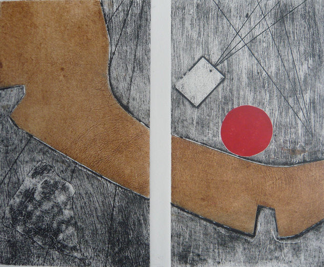 ABSTRACTO NUMERO 7 Woodcut