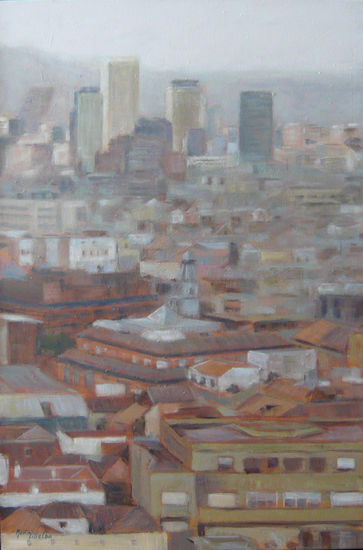 MADRID DESDE EL CIRCULO DE BELLAS ARTES Acrylic Canvas Landscaping