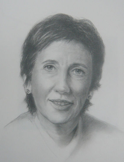 RETRATO DE MUJER Carboncillo