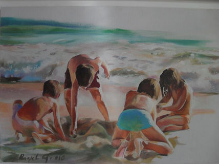 Niños en la playa